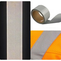 Perforated reflective tape for clothes 25 mm / 100 m