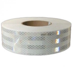 Self adhesive reflective tape white color 50 m