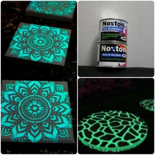Glow in the dark paint Noxton Water resistant