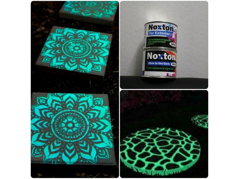 Fluorescent paint for exteriors and concrete surfaces from Noxton