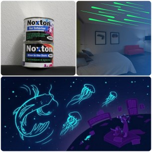 Glow in the dark paint Noxton for Interior
