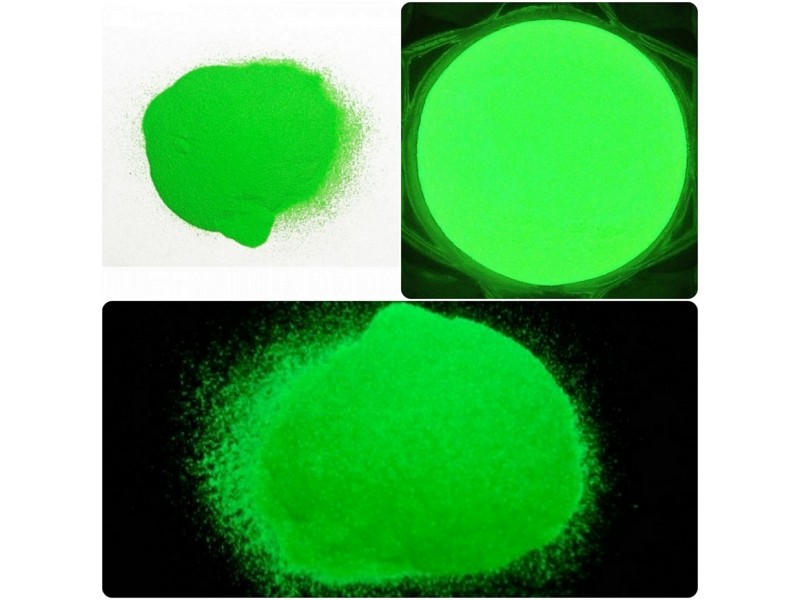 Glow in the dark powder TAT 33 green color