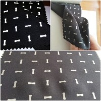 Reflective spandex fabric black 1 m