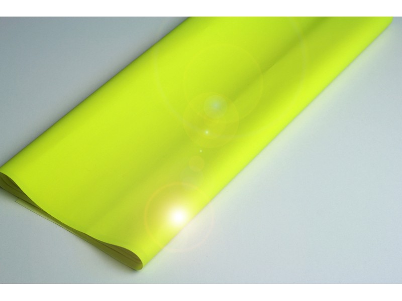 yellow colored reflective fabric