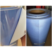 REFLECTIVE HEAT TRANSFER film for cloth blue 1 M