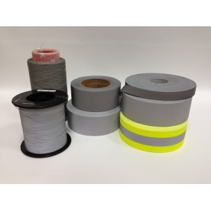 Reflective rainbow tape for clothes 25 mm FABRAVA