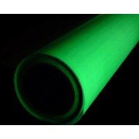 Glow in the dark fabric classic green 1 m