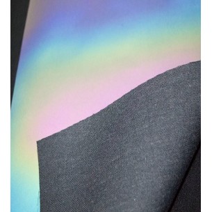 Rainbow Reflective Fabric 1 m